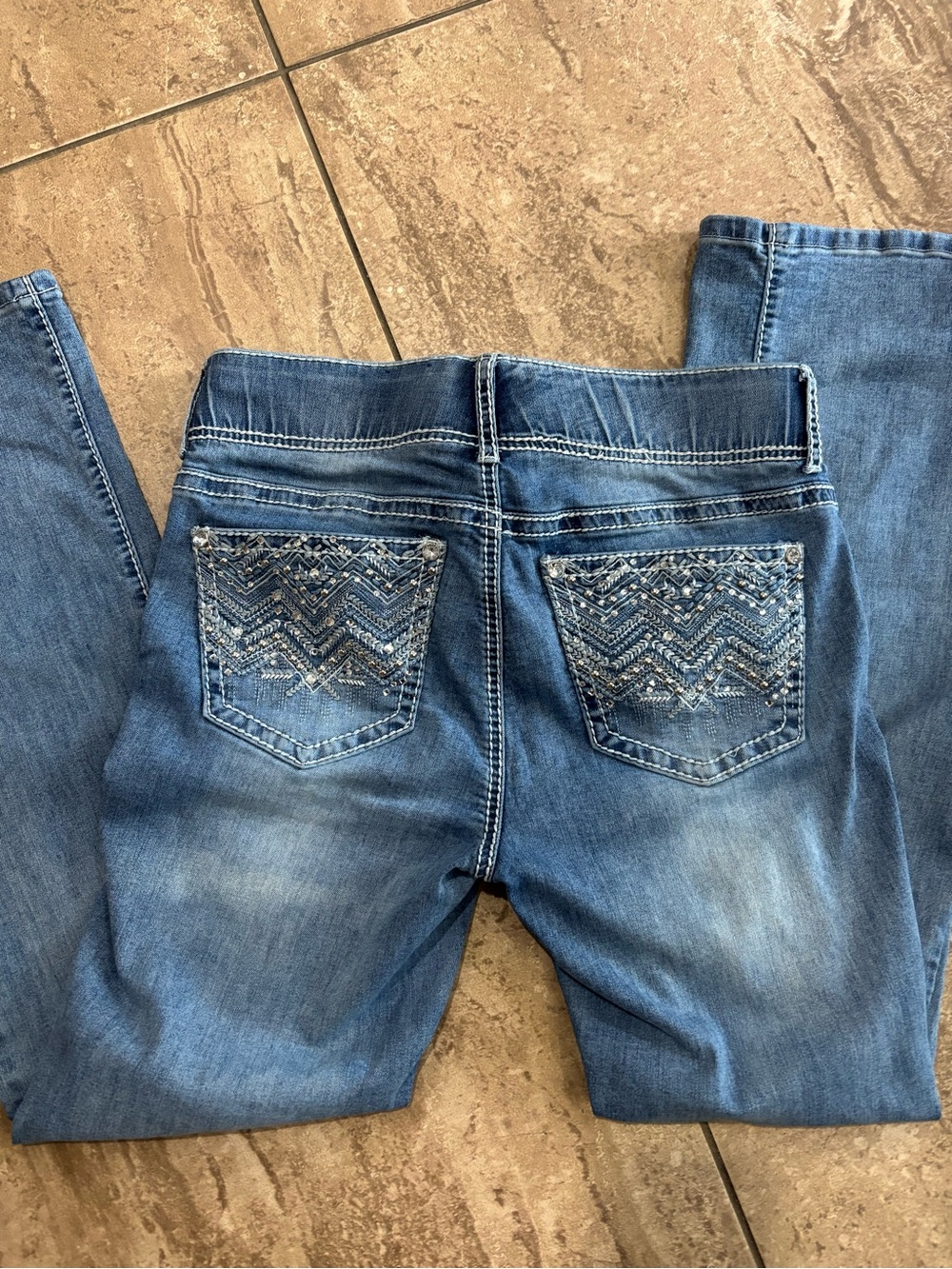Vintage studded western bootcut jeans